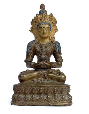 Buddha Amitayus, Tibet, 18. Jh. - Antiquitäten