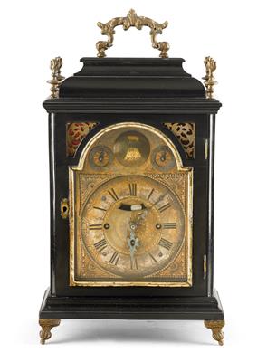 A Baroque Bracket Clock (‘Stockuhr’) from Hungary - Antiques (Clocks, Asian Art, Metalwork, Faience, Folk Art, Sculpture)