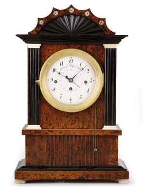 A Biedermeier Commode Clock from Vienna - Antiques (Clocks, Asian Art, Metalwork, Faience, Folk Art, Sculpture)