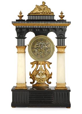 A Biedermeier Portal Clock with Musical Mechanism - Starožitnosti