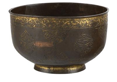 A Bowl (Tombak), - Antiques (Clocks, Asian Art, Metalwork, Faience, Folk Art, Sculpture)