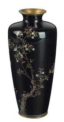 A Cloisonné Vase, Japan, Meiji Period - Antiques (Clocks, Asian Art, Metalwork, Faience, Folk Art, Sculpture)