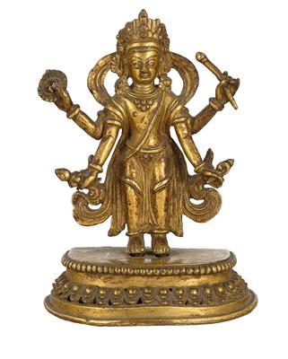 A Figure of Vishnu, Nepal, 18th-19th century - Starožitnosti