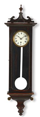 A Late Biedermeier Miniature Wall Pendulum Clock - Antiques (Clocks, Asian Art, Metalwork, Faience, Folk Art, Sculpture)