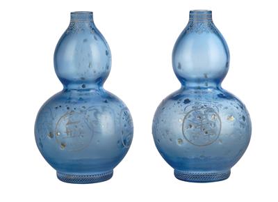Paar Vasen, China, Vierzeichen Marke Guangxu, aus der Zeit - Antiquitäten (Uhren, Metallarbeiten, Asiatika, Fayencen, Skulpturen, Textilien, Volkskunst)