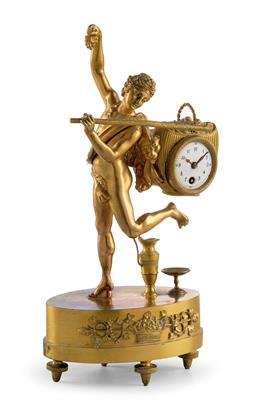 A Small Ormolu Table Clock “Bacchante” - Antiquariato