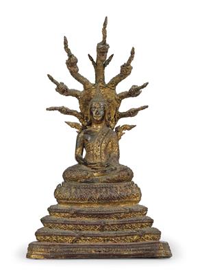 Buddha, Thailand, Rattanakosin, 19th Century - Antiquariato