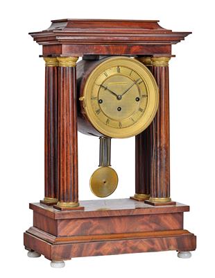 A Biedermeier Portico Clock - Works of Art - Part 1