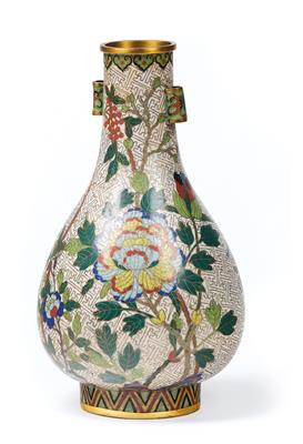 A Cloisonné Vase, China, 19th Century, - Works of Art - Part 1