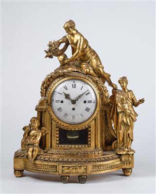 A Josephinian Commode Clock ‘The Unhappy Cupid’, - Works of Art - Part 1