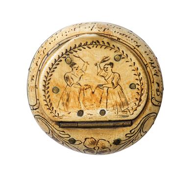 A Snuff Box from Sterzing, - Works of Art - Part 1