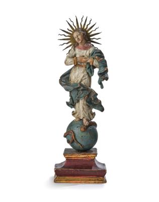 Kleine barocke Maria Immaculata, - Antiquitäten