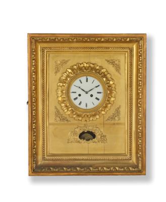 A Small Biedermeier Frame Clock, - Anitiquariato e mobili