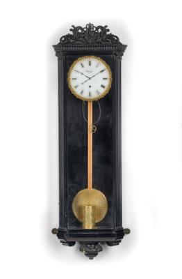 A Small Historicist Wall Pendulum Clock - "Ratzenhofer in Wien", - Anitiquariato e mobili