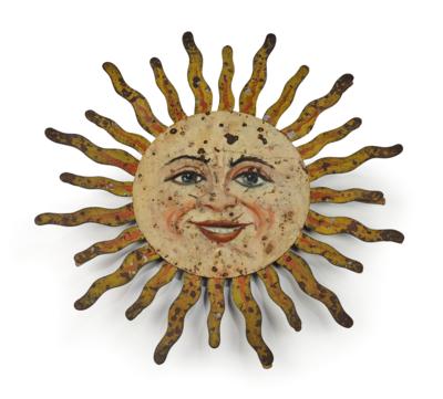 Lachende Sonne, wohl Schießbudenfigur, - Antiquitäten