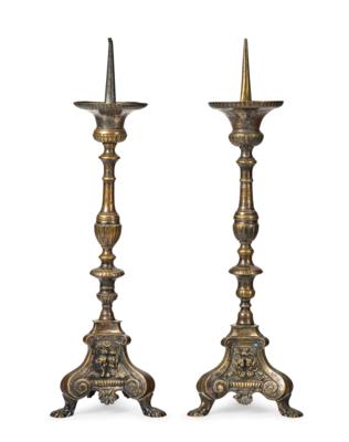 A Pair of Candleholders, - Anitiquariato e mobili