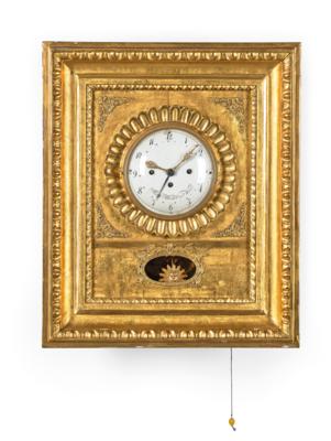 A Neoclassical Frame Clock from Vienna - "Jacob Heckel in Wien", - Anitiquariato e mobili