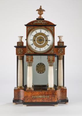 Biedermeier Portaluhr, "Joseph Nowach in Ollmütz", - Orologi