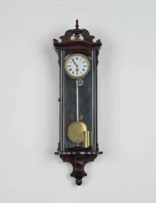 Kleine Spätbiedermeier Wandpendeluhr, - Clocks