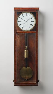 Wiener Biedermeier Wandpendeluhr "Simon Plapert in Wien", 1829-53, - Orologi