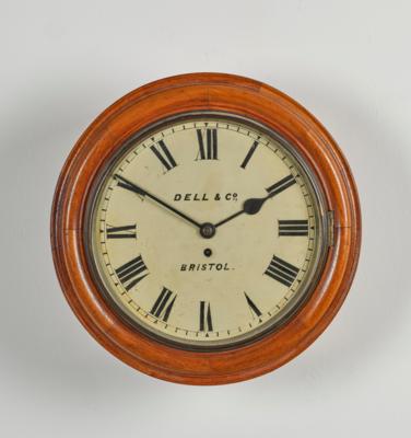 Dial Clock "Dell  &  Co, Bristol", - Uhren