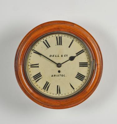 Dial Clock "Dell  &  Co, Bristol", - Hodiny