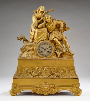 Französische Ormolu Kaminuhr "Jason und Medea", "Honoré Pons Paris", - Clocks