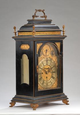 Wiener Barock Stockuhr mit Kalender, "Heiligers in Wienn", - Clocks