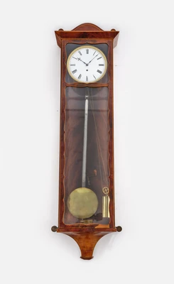 Biedermeier Runddachluhr, - Orologi