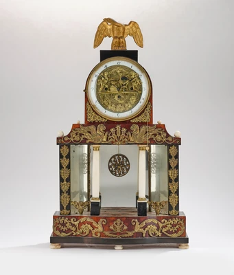 Empire Kommodenuhr "Schmied und Schleifer", - Clocks