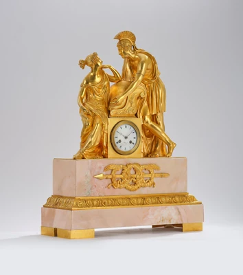 Große Ormolu Kaminuhr 'Jason und Medea', - Uhren