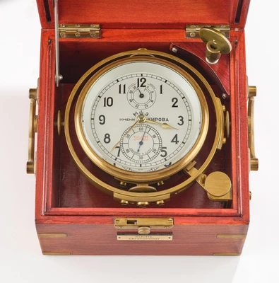 Marinechronometer 'POBEDA', 'Erste Moskauer Uhrenfabrik', - Clocks