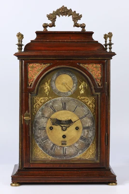 Wiener Barock Stockuhr, "Nicolaus Wetschl, No. 74., Fecit Viennae", - Clocks