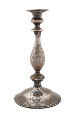 Wiener Silber Kerzenleuchter, - Antiques