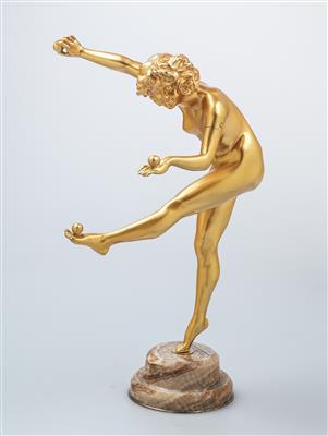 Claire Jeanne Robert Colinet (1880-1950), "Juggler", Paris, um 1930 - Secese a umění 20. století