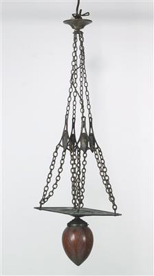 Paul Follot (Frankreich 1877-1941), Deckenlampe, Frankreich, um 1900 - Jugendstil and 20th Century Arts and Crafts