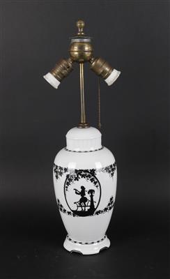 Tischlampe, Fa. Rosenthal, Selb um 1920, - Antiques