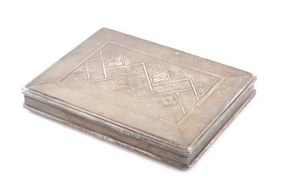 Wiener Silber Deckeldose, - Antiquariato