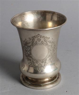 Wiener Silber Becher von 1860, - Argenti