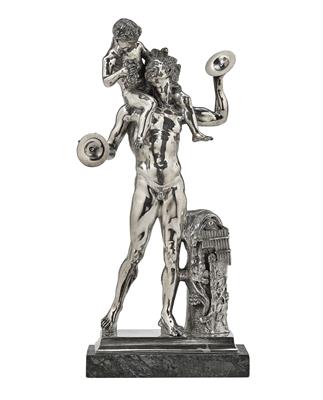 Tanzender Faun, - Silver