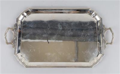 Wiener Silber Tablett, - Silber