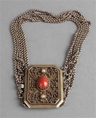 Collier de Chien, - Silber