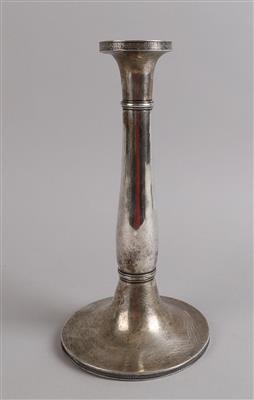 Wiener Silber Biedermeier Kerzenleuchter, - Stříbro