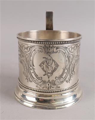 Moskauer Teeglashalter, - Stříbro