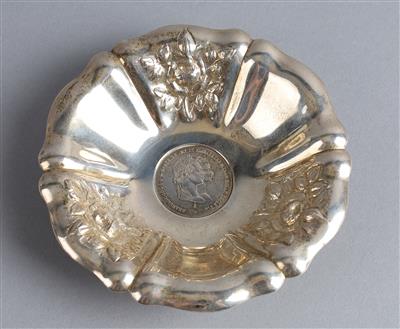 Wiener Silber Münzschale, - Silver