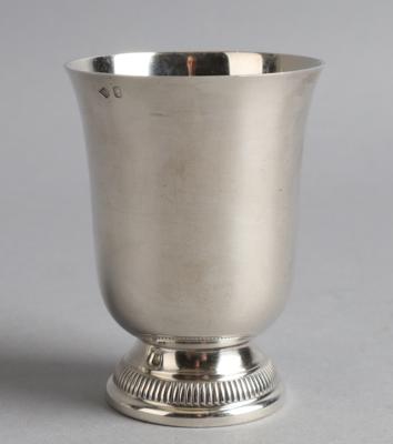 Französischer Silber Becher, - Silver