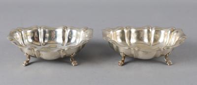Paar italienische Silber Schälchen, - Argenti
