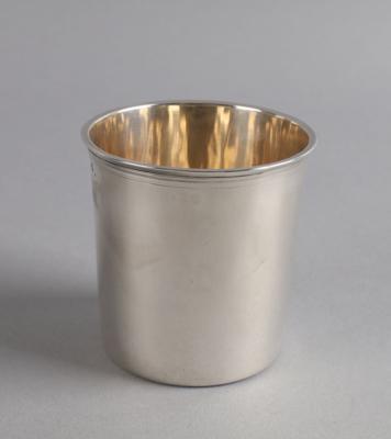 Französischer Silber Becher, - Silver