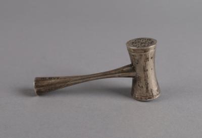 Londoner viktorianischer Silber Gewürzstreuer in Form eines Hammers, - Silber