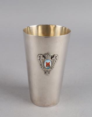 Russischer Silber Becher, - Silver